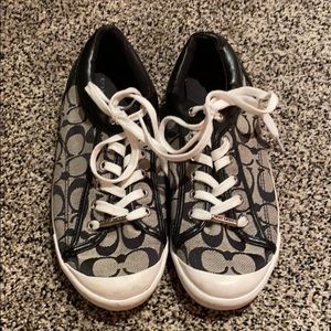 COACH black sneakers